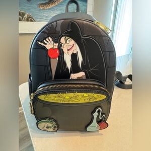 Rare Loungefly Snow White Evil Queen Mini Backpack